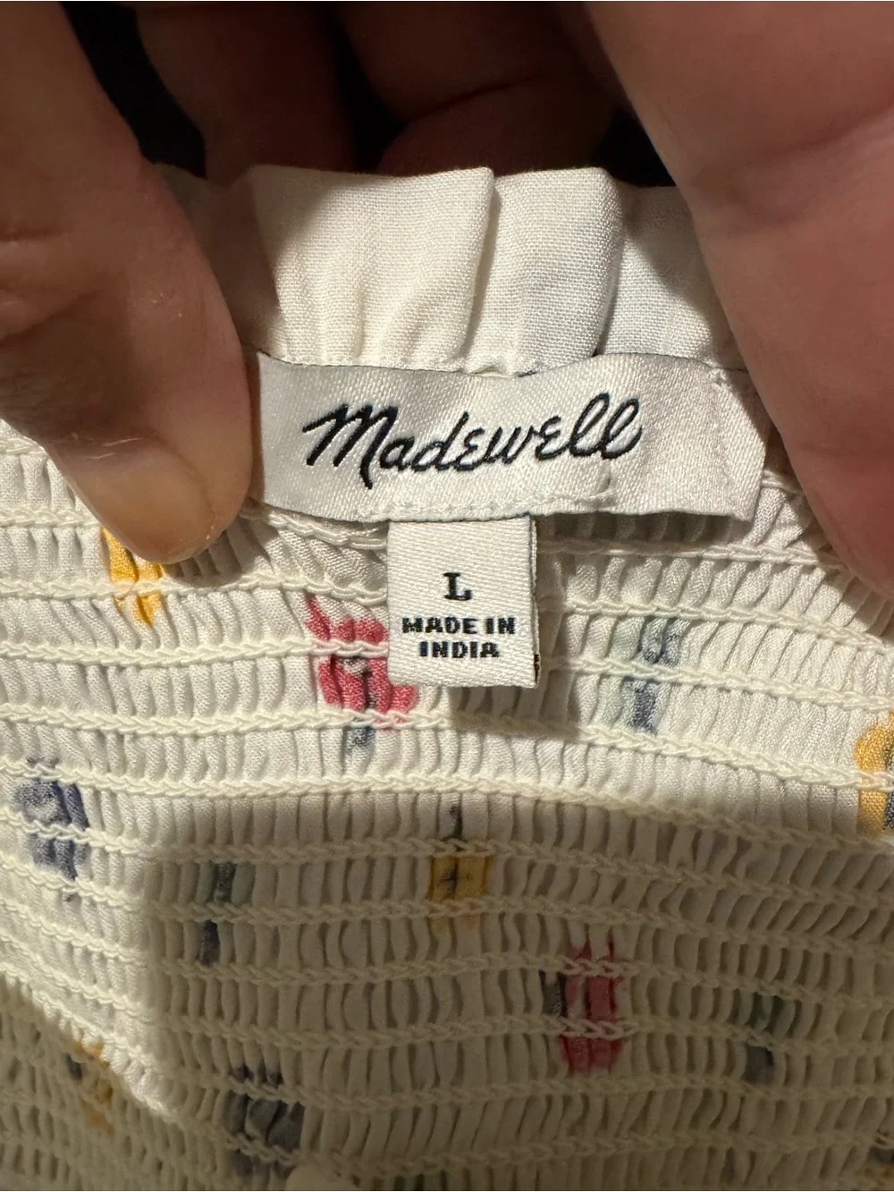 Madewell lightweight white